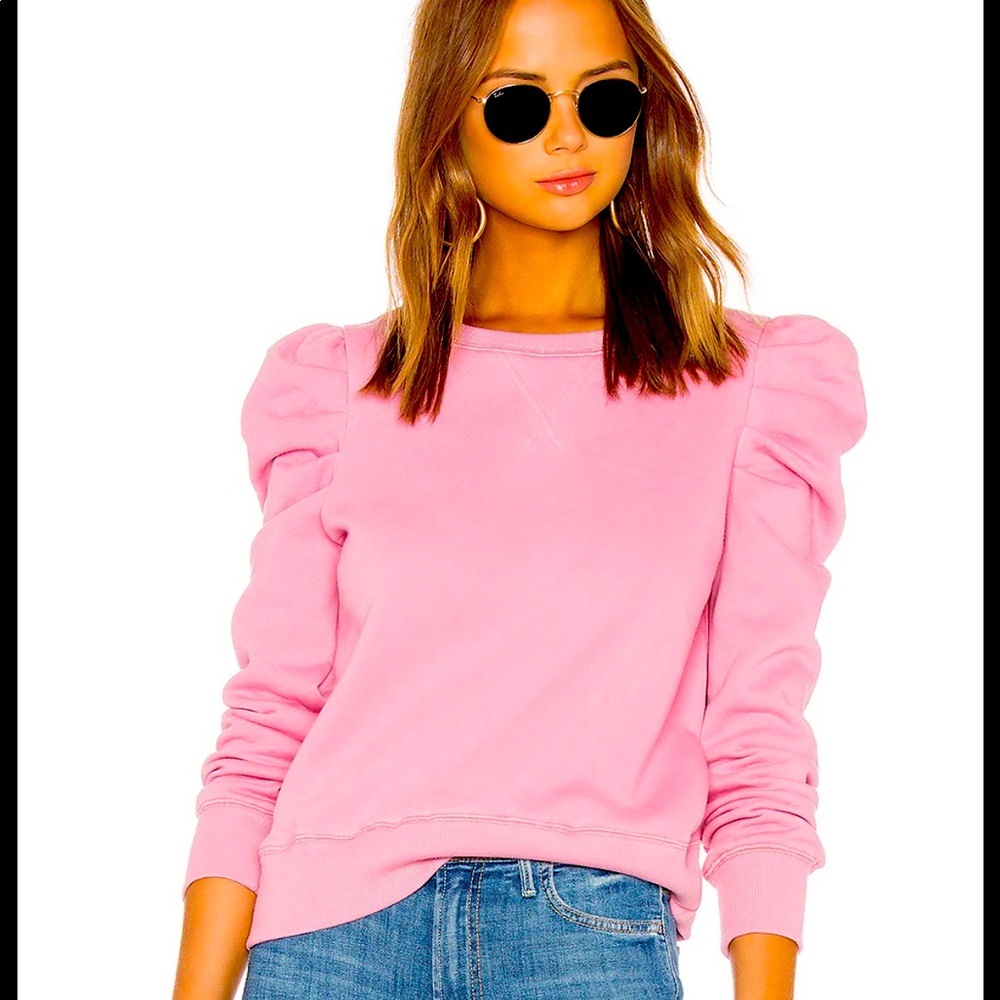Rebecca Minkoff Janine puff sleeve sweatshirt size small